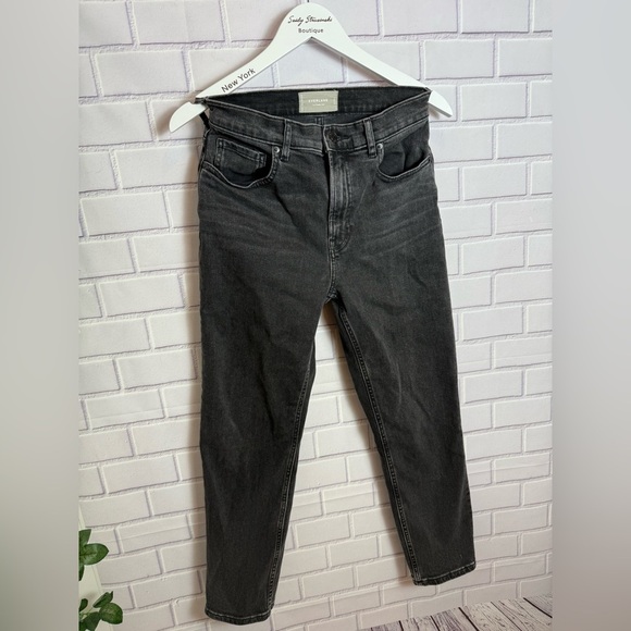 Everlane The Cheeky women black Jean Crop - Size 27 - Picture 5 of 11